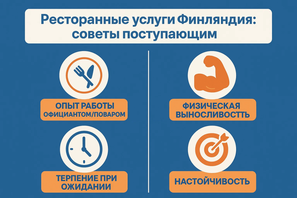 Cоветы поступающим на повара 