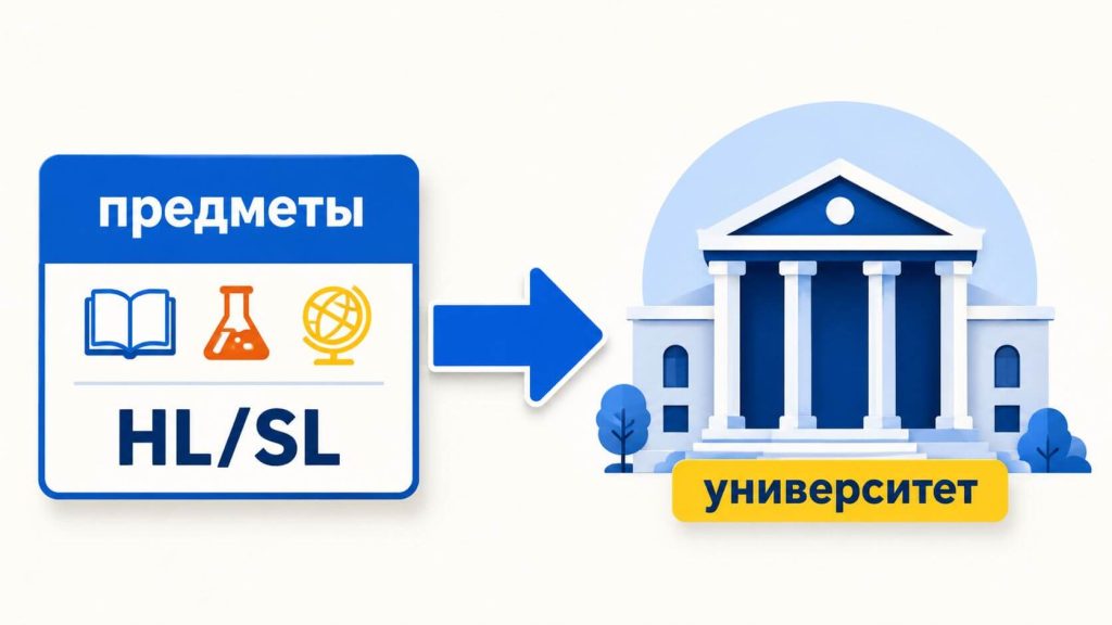 Предметы IB и университет