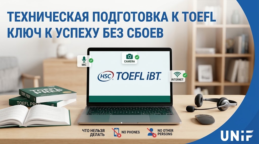 Как подготовиться к TOEFL iBT Home Edition: техническая инструкция